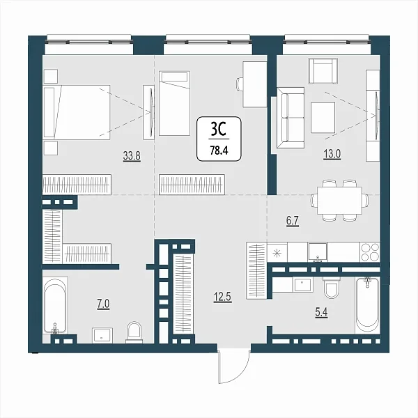 Планировка квартиры